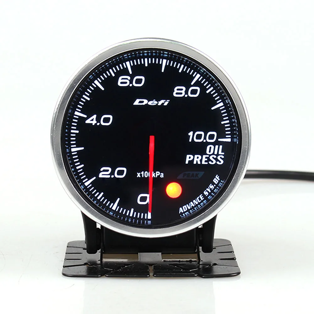 Измеритель давления топлива Defi BF 60 мм 2 5 дюйма с регулируемой подсветкой 0 10 бар 12