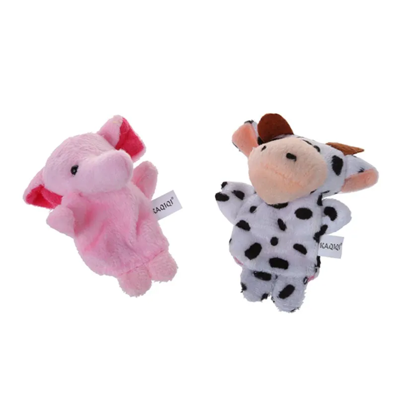 

16pc History Finger Puppets 10 Animals 6 People Family Members Educational Toys