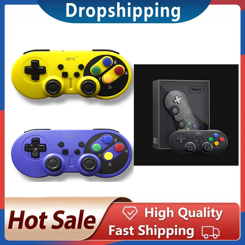 For Switch Pro Game Controller Wireless Video Console 6-Axis Burst Vibration Rechargeable Bluetooth Gamepad | Электроника