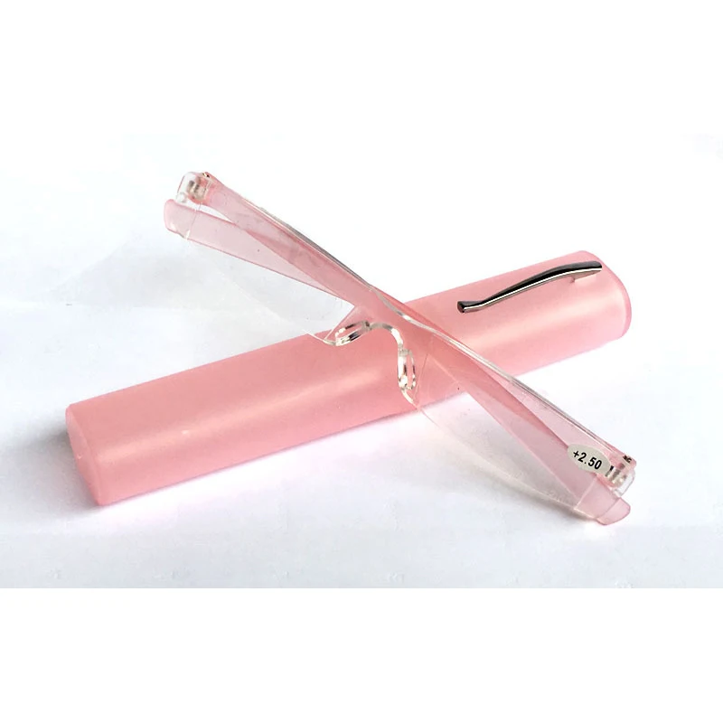 Модная ручка для очков чтения полимерная линза цельная портативная мини лупа