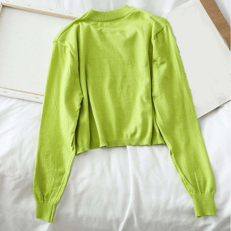 Зимний короткий стильный свитер женские пуловеры вязаный Женский Повседневный