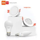 100% Оригинальный умный светильник Xiaomi Mijia Yeelight, умный Точечный светильник, умная лампа E14, работает с Yeelight Gateway для приложения Mi Home