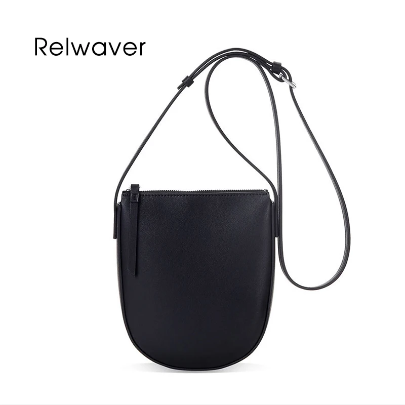 

Mini cowhide saddle bag brief zipper women messeger bags genuine leather crossbody bag