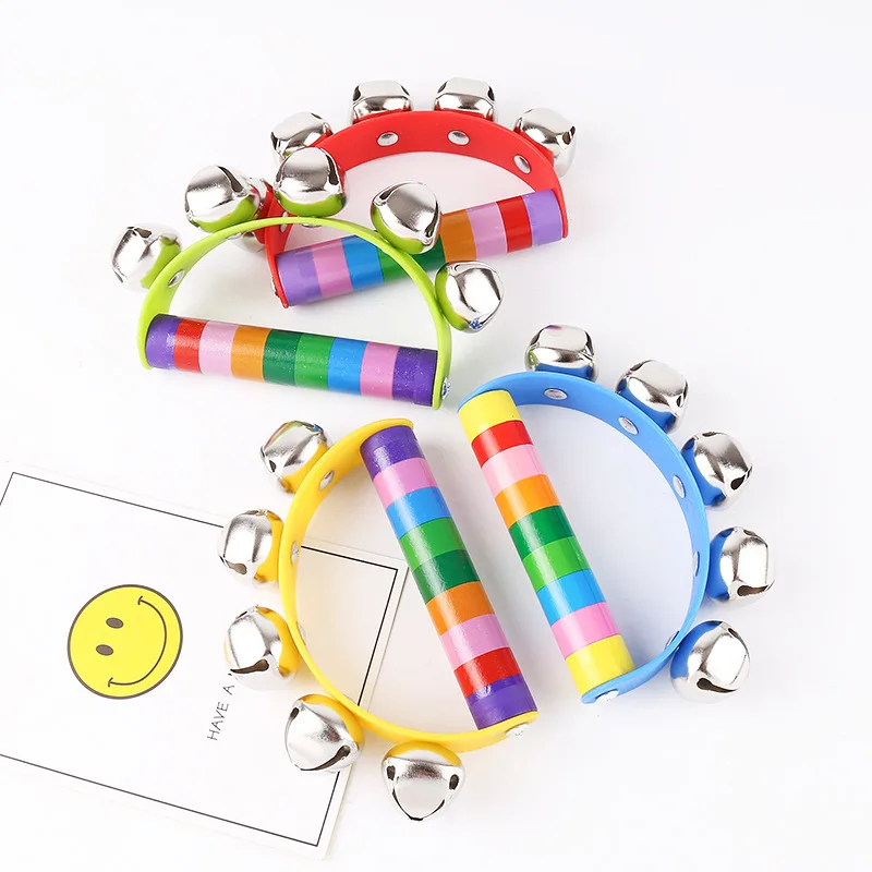 Деревянные погремушки Монтессори песочный молоток музыкальный инструмент