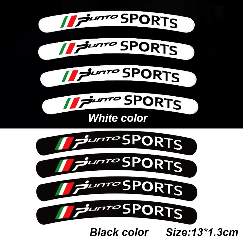 Автомобильная наклейка на обод колеса для Fiat Punto Tipo
