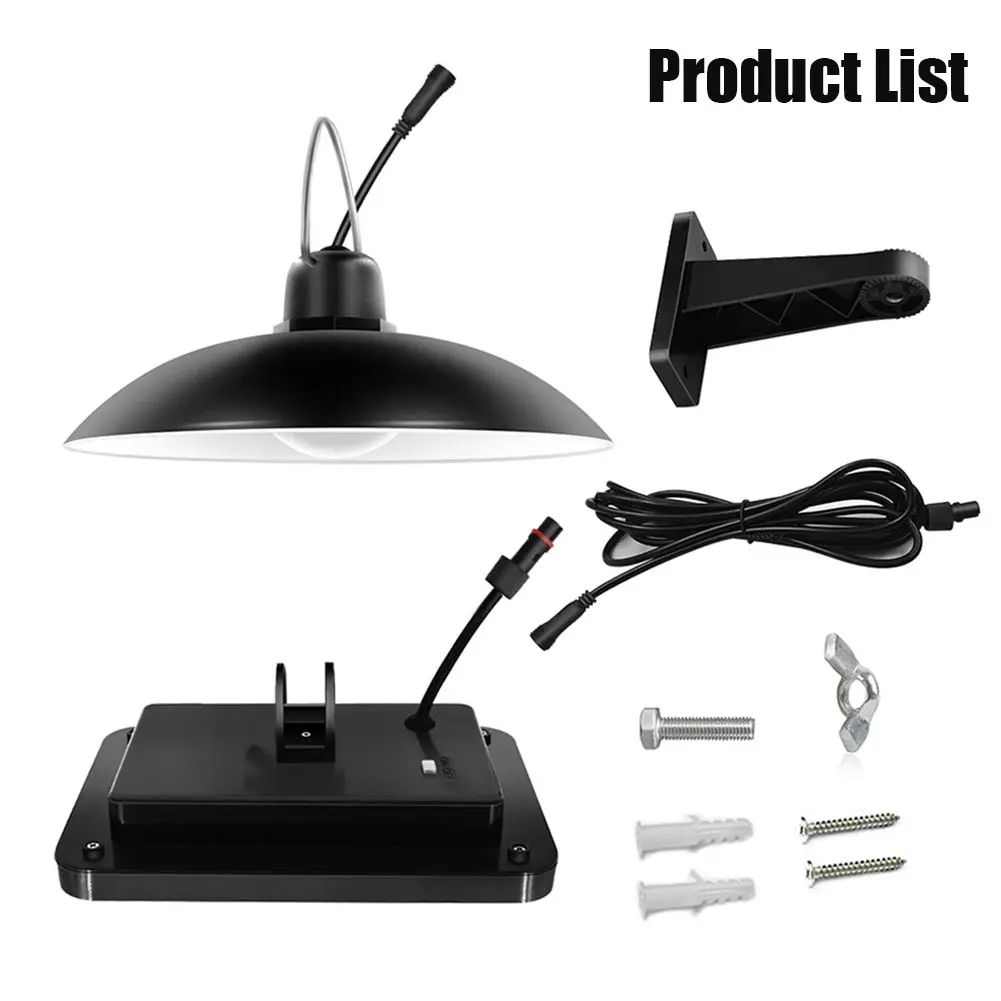

Solar Pendant Lights Balcony Waterproof Shed Lamp Auto On Off Outdoor Indoor Emergency Storage Room Led Single Heads Hanging