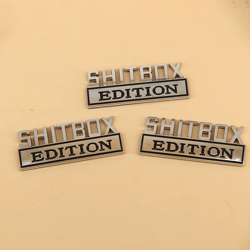

3x Emblems Accessories Stickers Badge Chrome Decal Emblems For Truck Metal