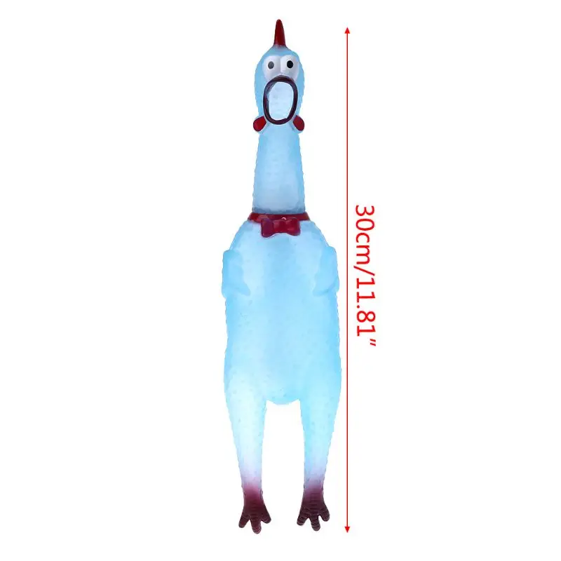 

Soft Luminous Screaming Chicken Squeeze Sound Decompression Toy Stress Reliever