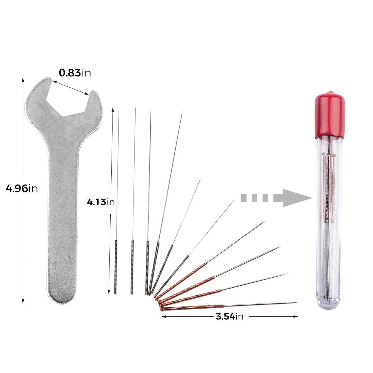 Комплект насадок для 3D принтера латунная насадка экструдера MK10/M7 0 2/0 4/0 6/0 8/1 мм