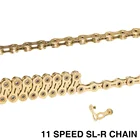 Горный велосипед, сверхлегкая износостойкая цепочка золотистого цвета, 11 s 22s, для SLR-камер