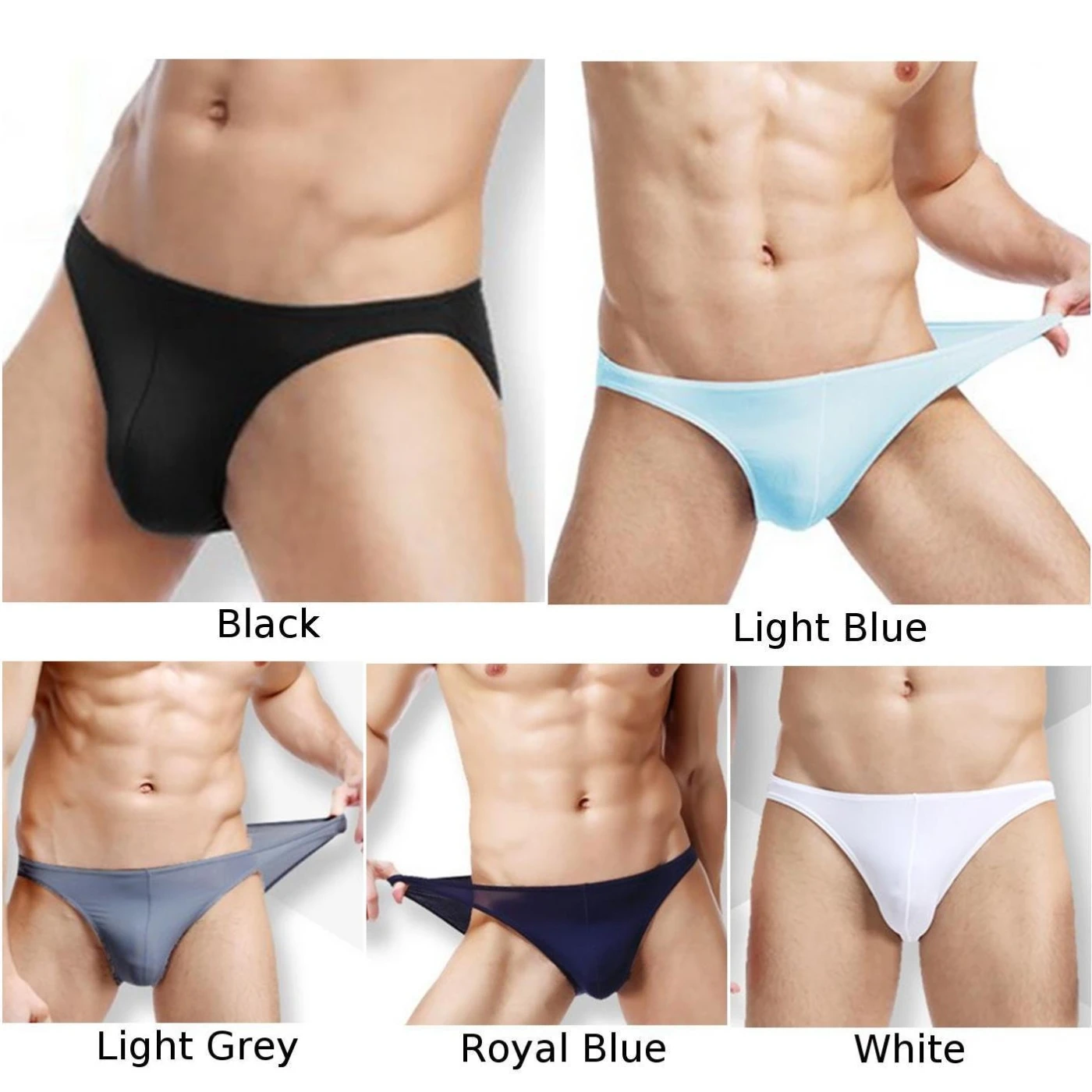 

Men's Briefs Sexy Low Rise Breathable Briefs Underwear Sports Bulge Underpants Male Intimates Clothes