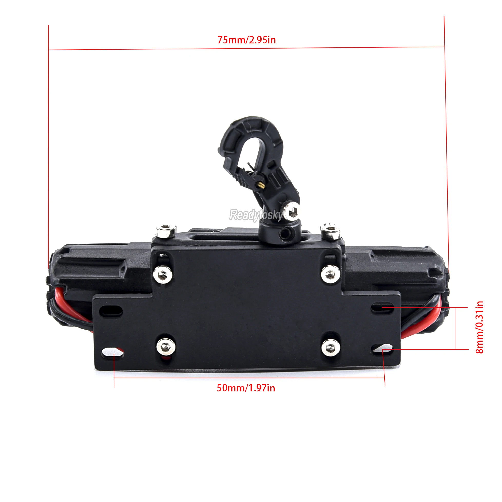 Беспроводная Автоматическая лебедка с двойным мотором пульт дистанционного
