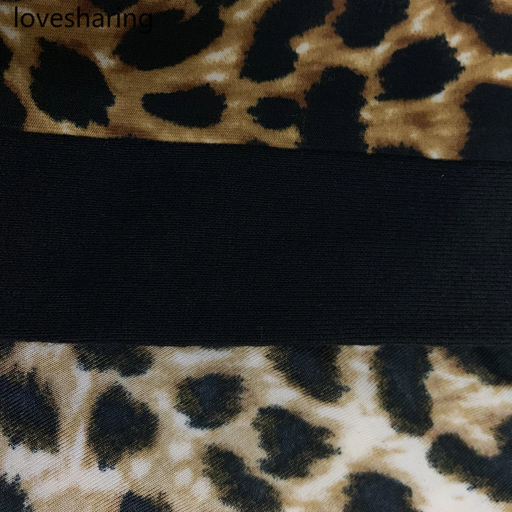 Clocolor женский костюм наборы сексуальный Леопардовый принт для девушек весна