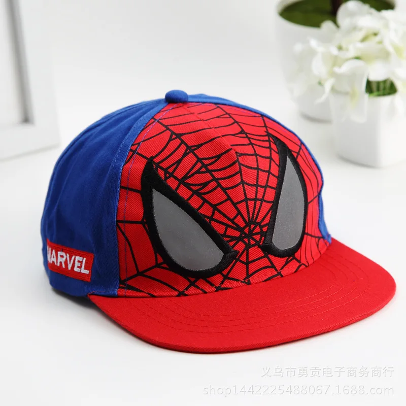 

2021 Disney for Children's duck tongue hat cartoon sunshade vacation spider man cotton hip hop baseball hat basketball hat