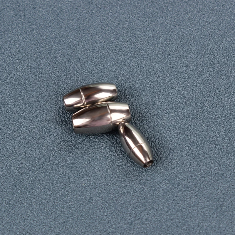 

2pcs Stainless Steel jewelry Oval Clasp End Strong Magnetic Clasps For Bracelet Leather Cord Bracelet Connectors For DIY Jewelry