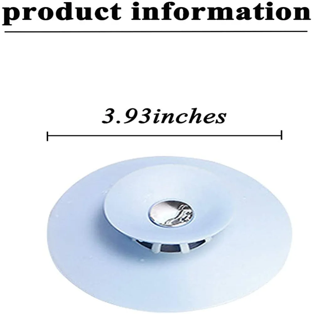 1 шт. силиконовая трапная пробка для волос ванной комнаты кухонного бассейна