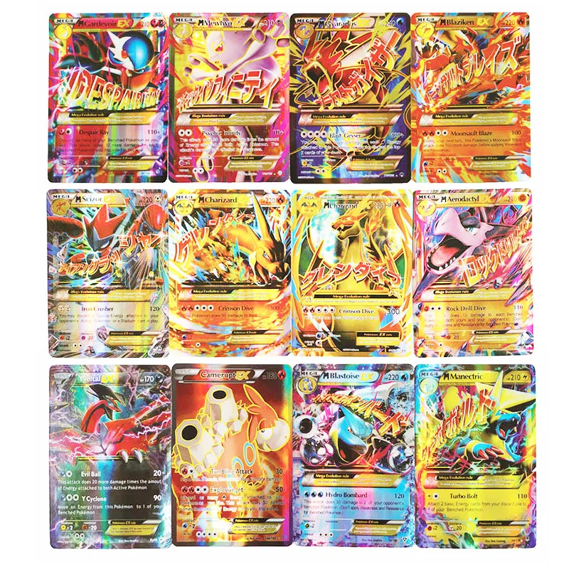 

100/300Pcs Vmax GX Tag Team Shining TAKARA TOMY Pokemon Cards English Game Battle Carte 200pcs Trading Cards Game Children Toy