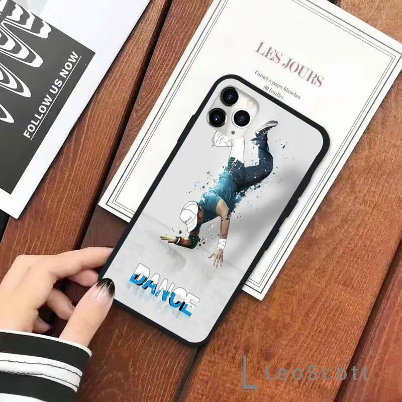 

Cool street dance Phone Case for iPhone 11 12 pro XS MAX 8 7 6 6S Plus X 5S SE 2020 XR Soft silicone