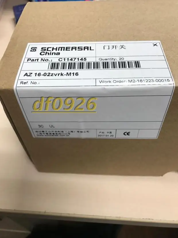 

Free shipping 1PCS AZ 16-02ZVRK-M16 Limit Safe Switch 100% New & Original AZ16-02ZVRK-M22