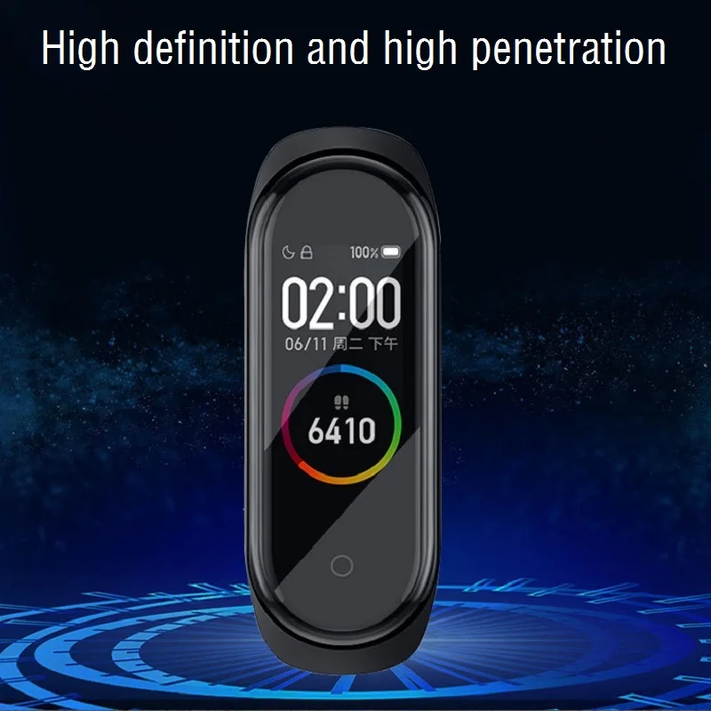 10 шт. 3D изогнутая мягкая защитная пленка для экрана Xiaomi Mi Band 6 5 4 браслет Защитная с