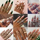 Кольцо женское, богемное, с подвесками, 30 видов