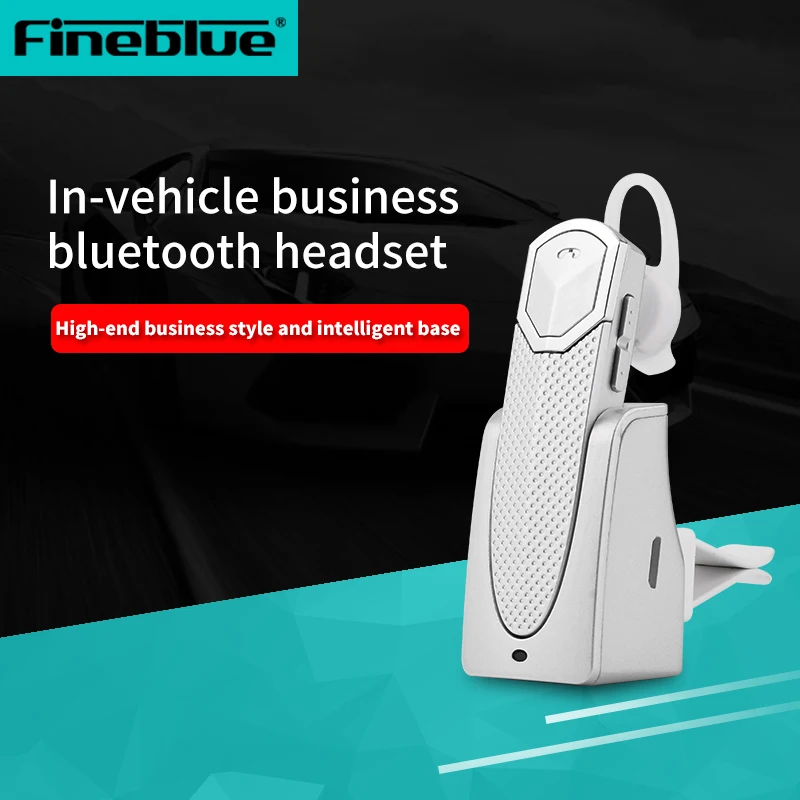 

Автомобильная Bluetooth-гарнитура Fineblue FT-9 с функцией интеллектуального шумоподавления, регулировкой громкости, вызовом высокой четкости, микр...