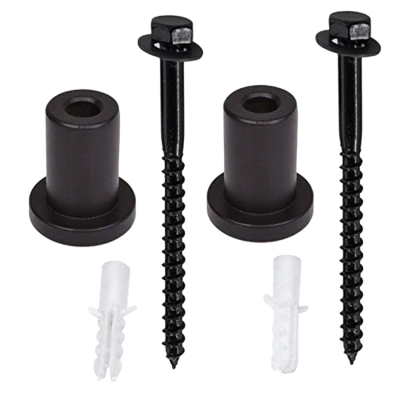 Adjustable Sliding Barn Door Spacers for Wall Track Rolling Roller Assemblies Connecting Device Steel Connector with Screws |