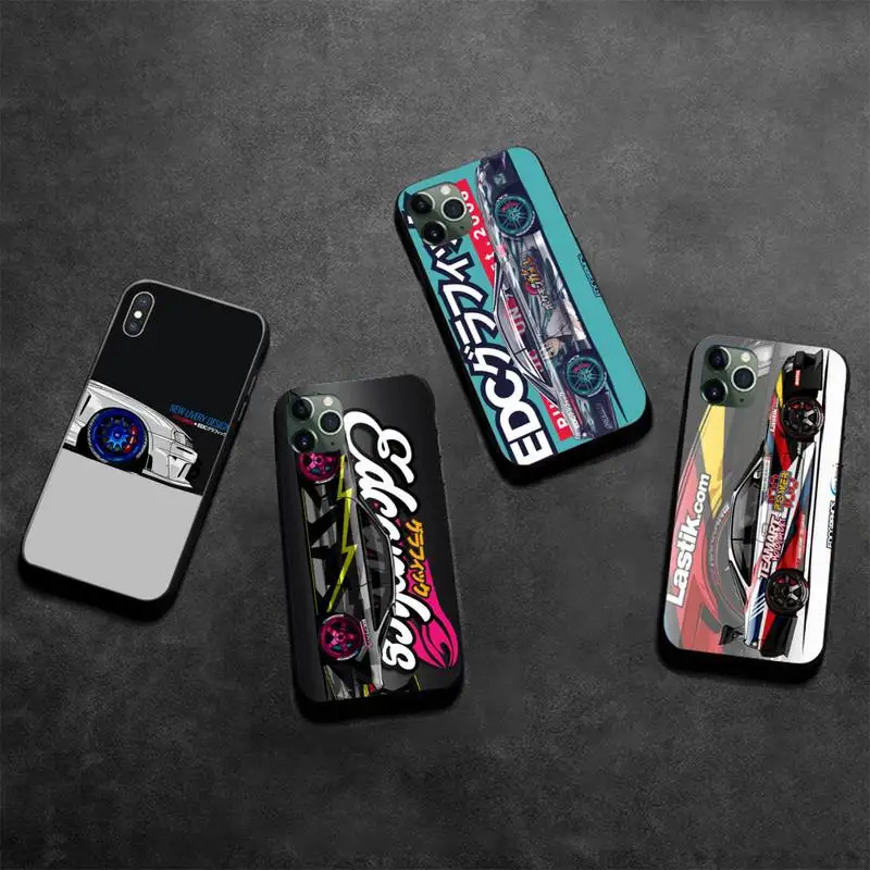 

PENGHUWAN Tokyo JDM Drift Sport Car Soft Phone Case Capa for iPhone 11 pro XS MAX 8 7 6 6S Plus X 5S SE 2020 XR