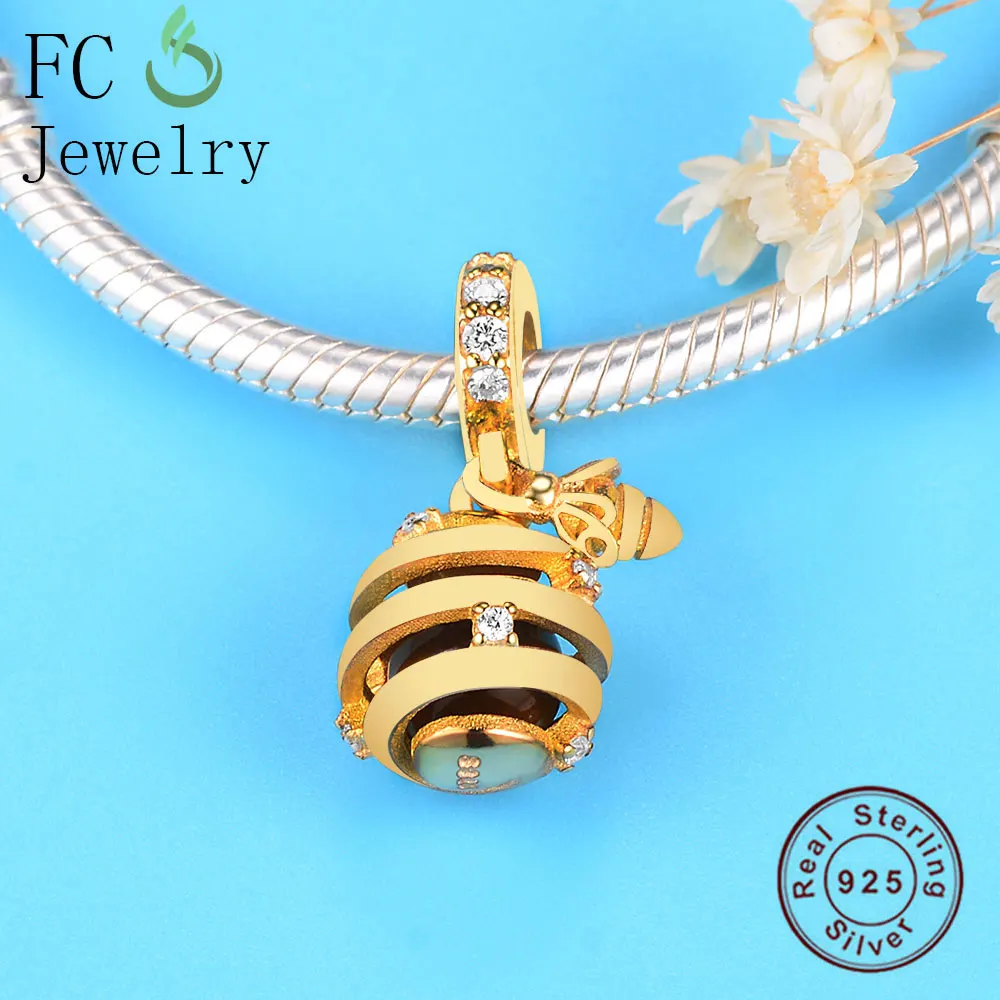 Подвеска-Шарм для браслета из серебра 925 пробы с бусинами | Украшения и аксессуары