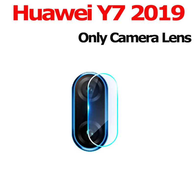 2 в 1 защитное стекло Huawei P Smart Z/ протектор экрана Huawei Y7 закаленное стекло P Smart камера стекло хуавей п смарт Z закаленное стекло п смарт стекло хуавей у7 стекло P Smart glass - Цвет: Y7 2019 Lens