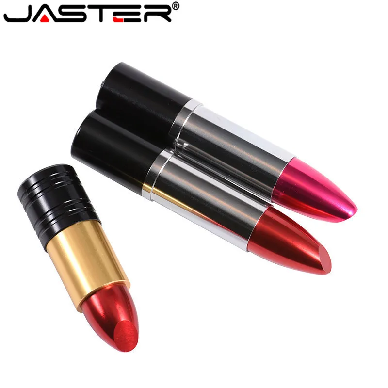 USB флэш-накопитель JASTER модель хрустальной помады 4 ГБ 8 16 32 Подарочный накопитель с