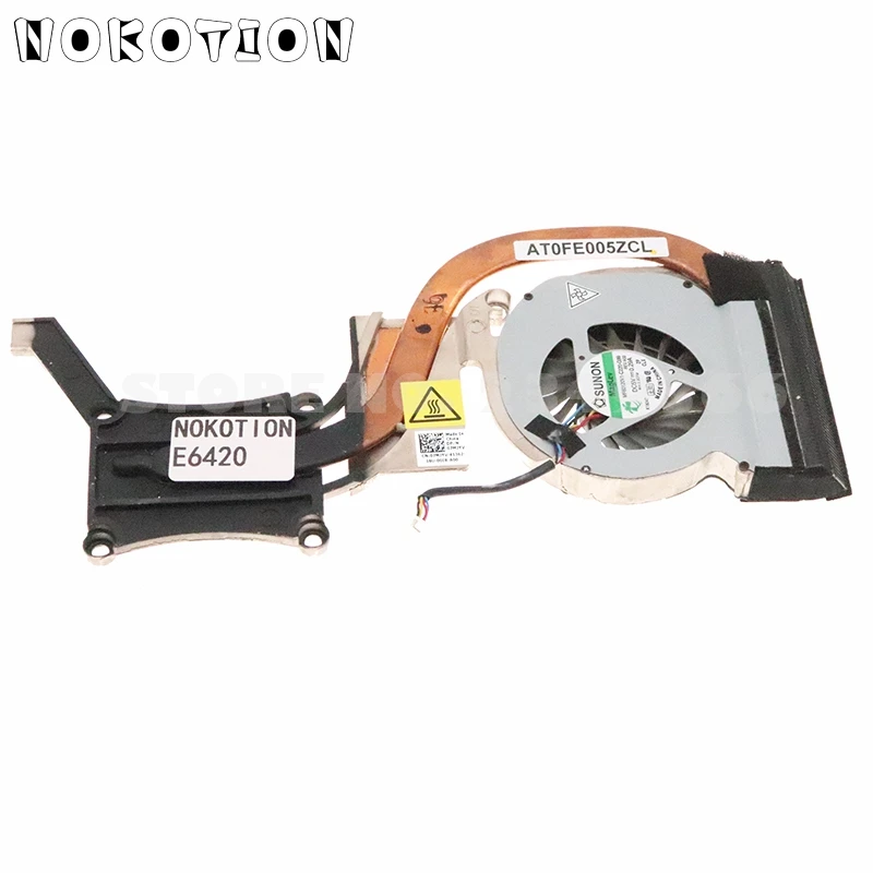 

NOKOTION CN-07MJYV 07MJYV Radiator For DELL Latitude E6420 Laptop CPU Heatsink fan Cooling System