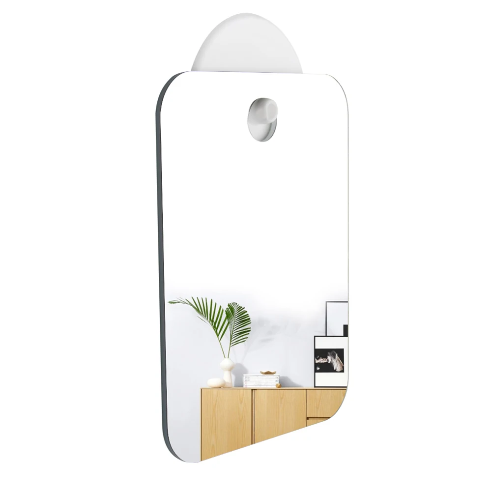 

mirror Anti-Fog Shower Mirror for Shaving Trimming with Suction Cup Portable Bathroom Shaving Mirror Anti-drop and mirror