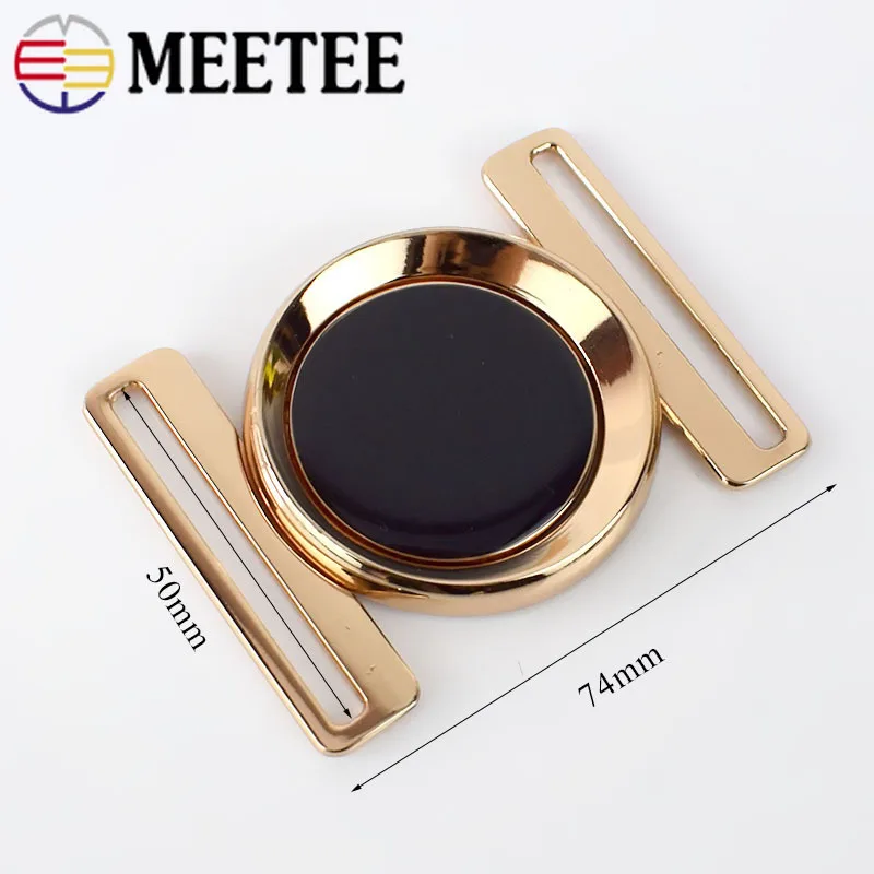 Аксессуары для шитья одежды Meetee 1/2 шт. 50 мм мужчин и женщин декоративные пряжки на