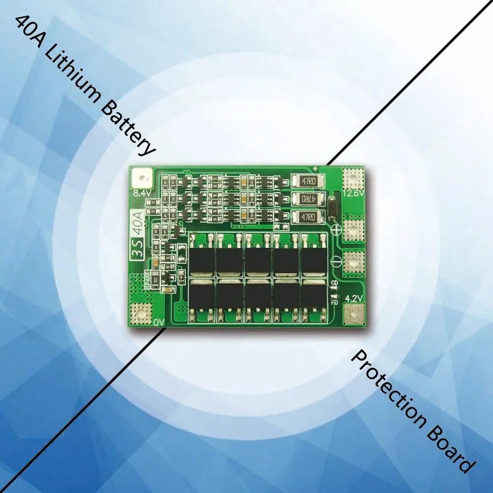 3S 40A 11 1 V 12 6 18650 защита литиевой батареи Защитный модуль для электрических дрелей с