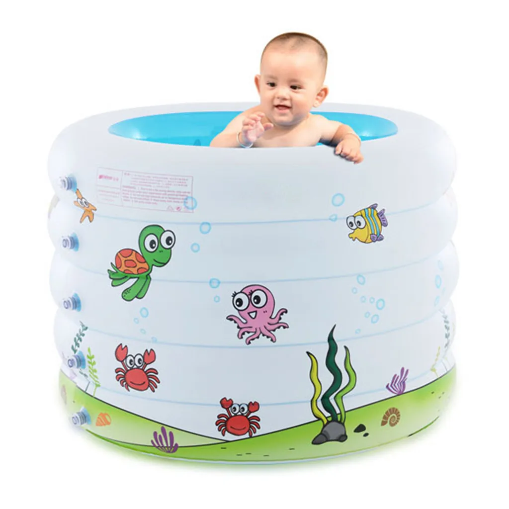 

Summer Baby Inflatable Swimming Pool Children Round Basin Bathtub Portable Kid Outdoors Sport Play Toys Ocean Ball Pools