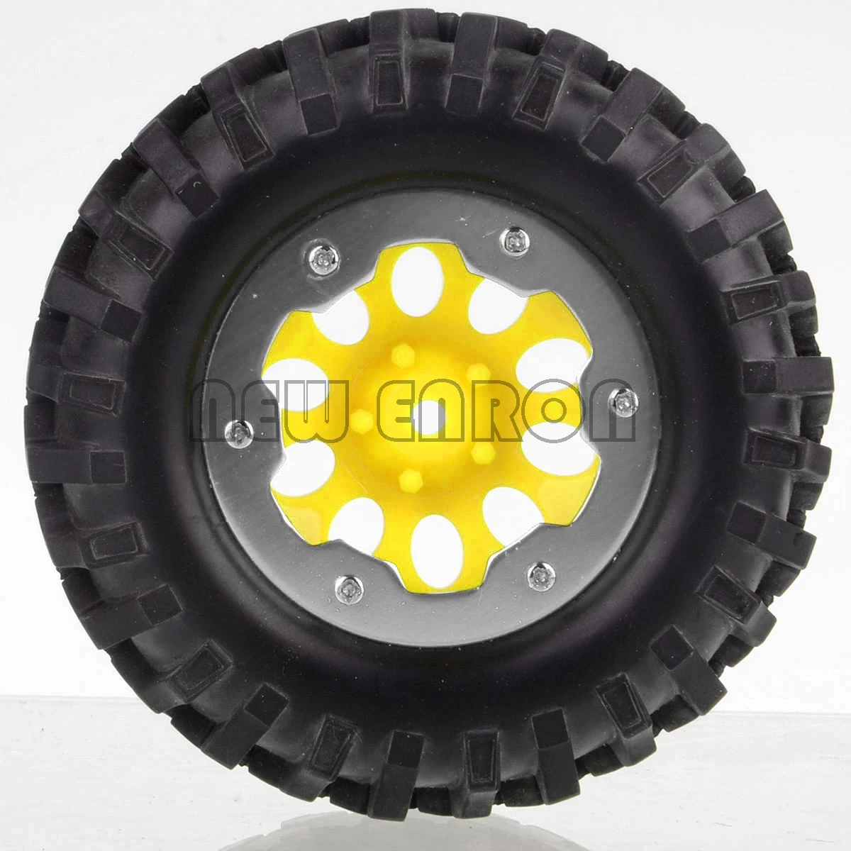 

NEW ENRON 4pcs 1.9 in Wheel Rims Hub & 108mm Tyre Tires RC Car 1:10 1/10 Rock Crawler CC01 MST jimny RC4WD TF2 D90 D110 90046