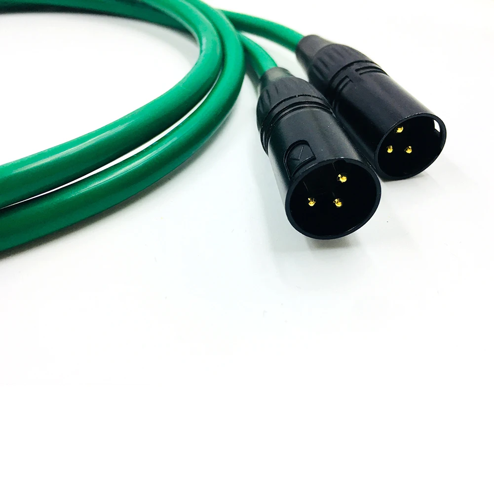 Бесплатная доставка Hifi 2 RCA Malel к XLR Мужской Аудио кабель Высокое качество двойной |