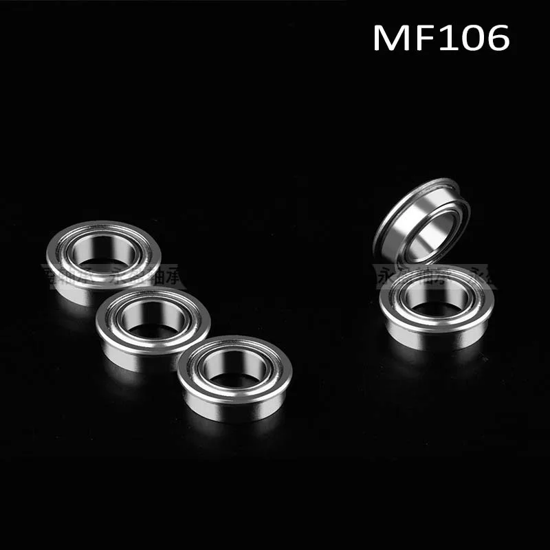 Миниатюрный фланцевый подшипник MF106ZZ рыболовное снаряжение прецизионный с