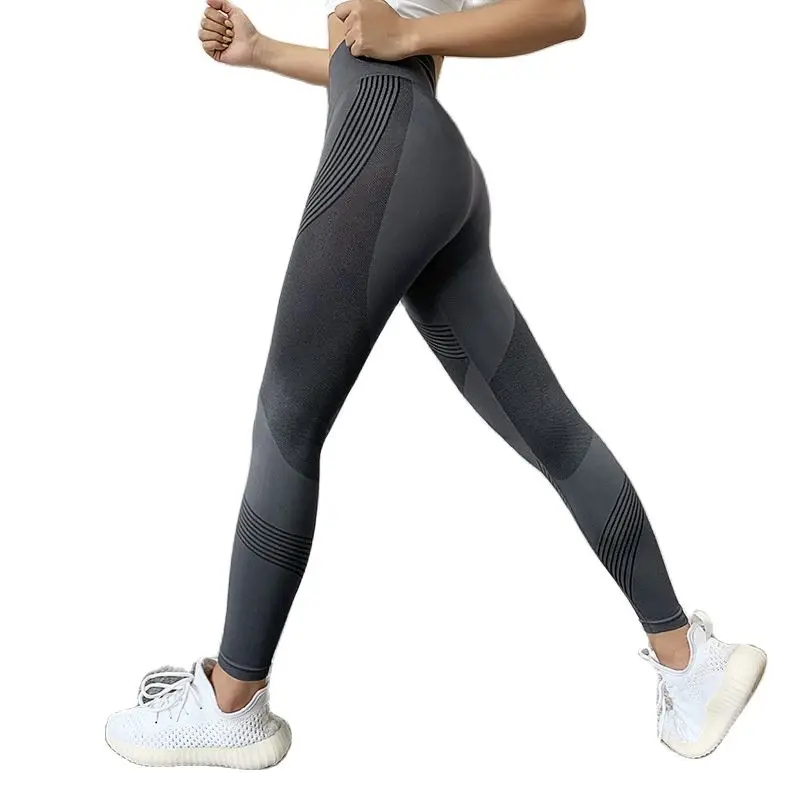 

Women Leggings High Waist Peach Hips Gym Leggings Quick-drying Sports Stretch Fitness Pants