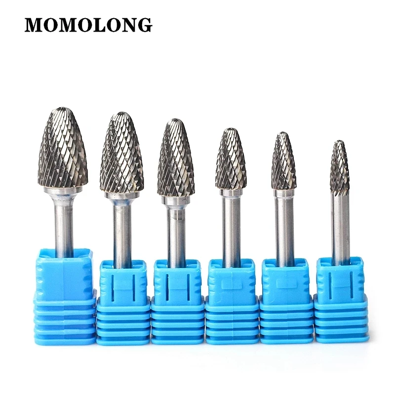 Tungsten Carbide Rotary File FX Type Head Tools Drill Milling Carving Bits Tools Point Burr Die Grinder Abrasive