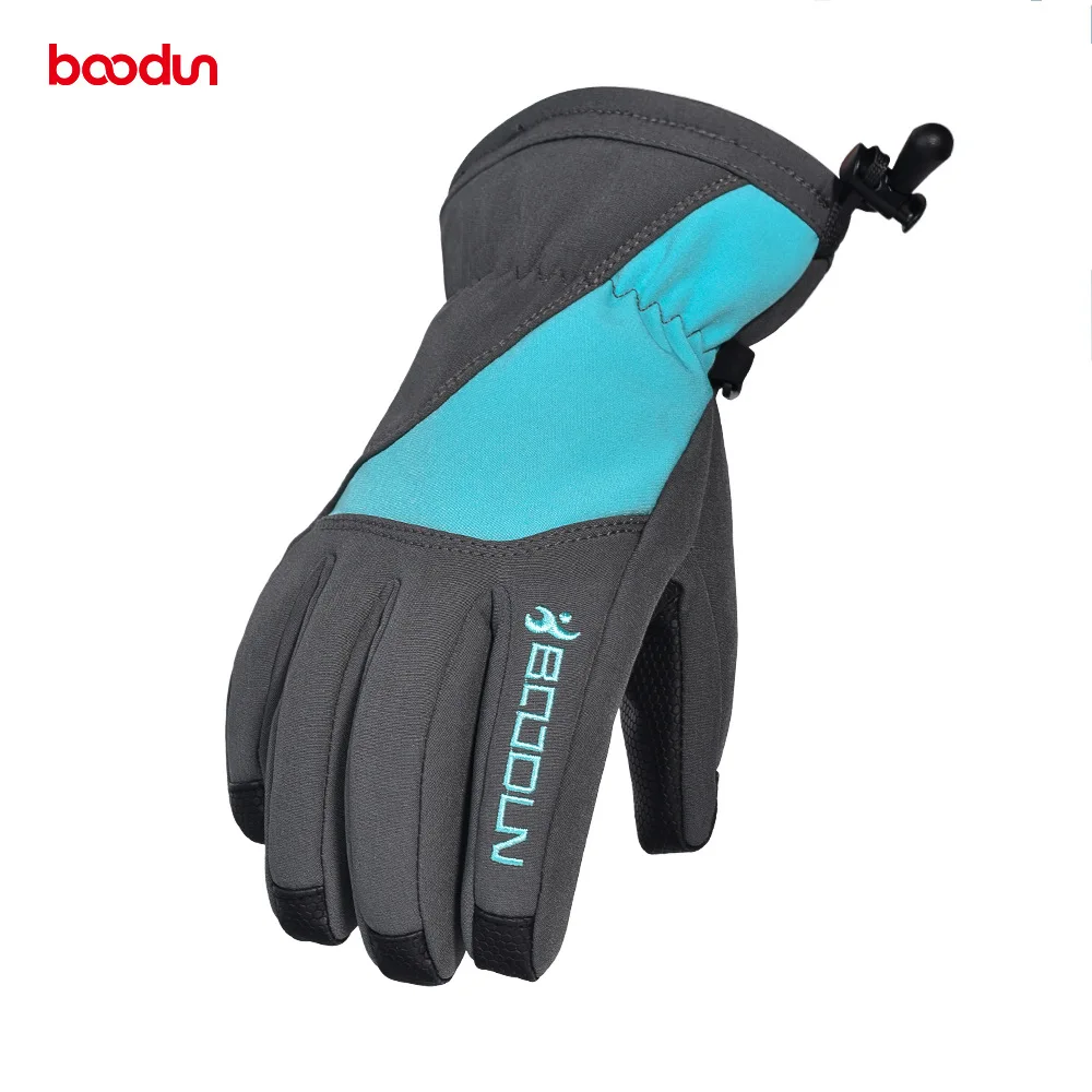 

Creative outdoor stretch fleece warm gloves veneer double snowboard gloves