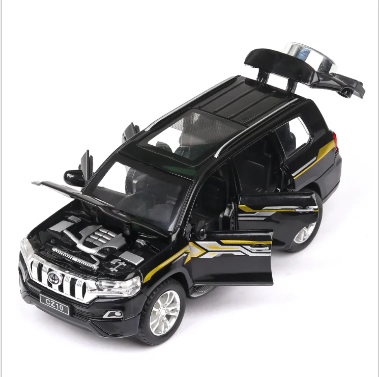 

1: 32 Simulation Toyota Prado car Model Alloy SUV Children's Toys Birthday Return Car New Year Christmas Gift
