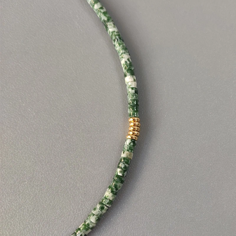 Богемные ювелирные изделия ручной работы ожерелье-чокер из натурального камня и