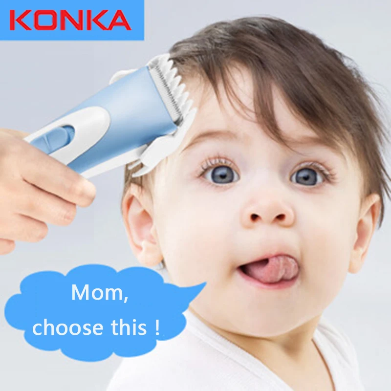 KONKA USB baby electric hair trimmer IPX7 Waterproof R-angle ceramic clipper 600mAh battery Silent earthquake motor | Бытовая техника