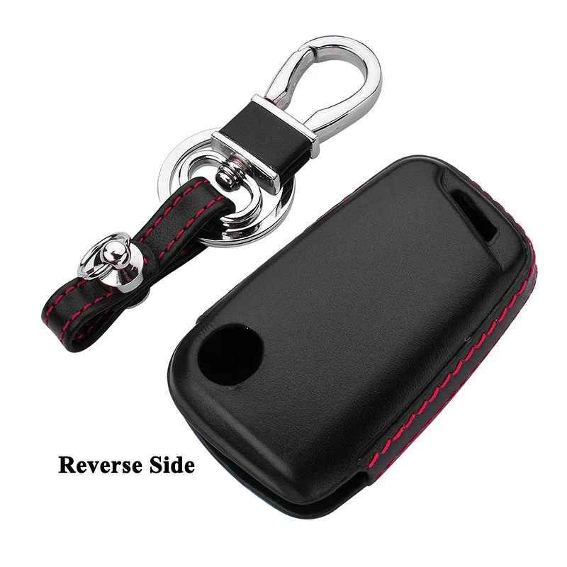 Чехол SEEYULE из натуральной кожи для автомобильного ключа оболочка ключей