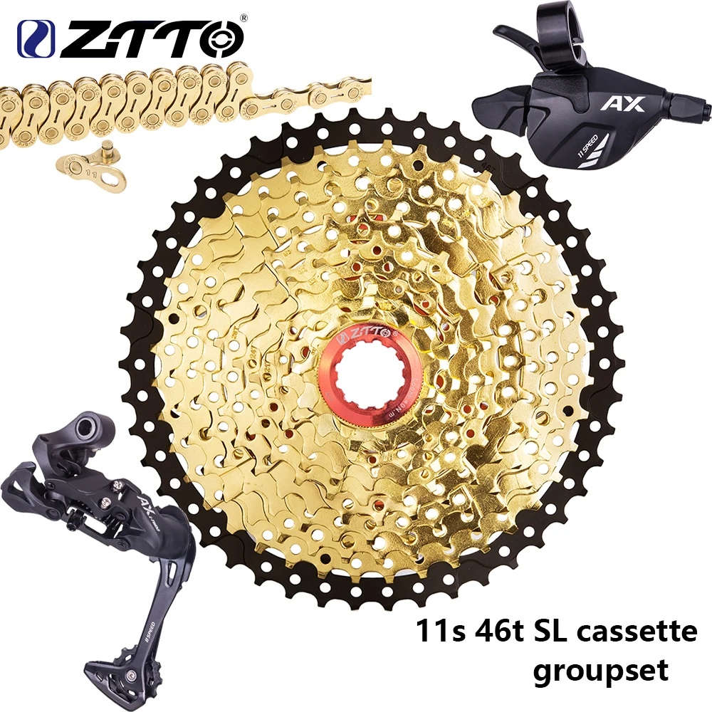 ZTTO MTB 1*11 speed Group set 11 S переключатель передач задний цепь k7 горный велосипед s 46T