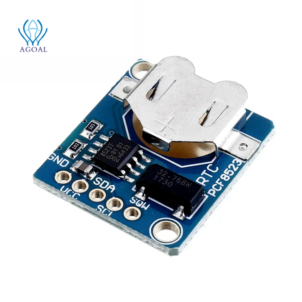 3 В 5 в I2C PCF8523 RTC реальном времени сборная плата разрыва CR1220 катушечный элемент
