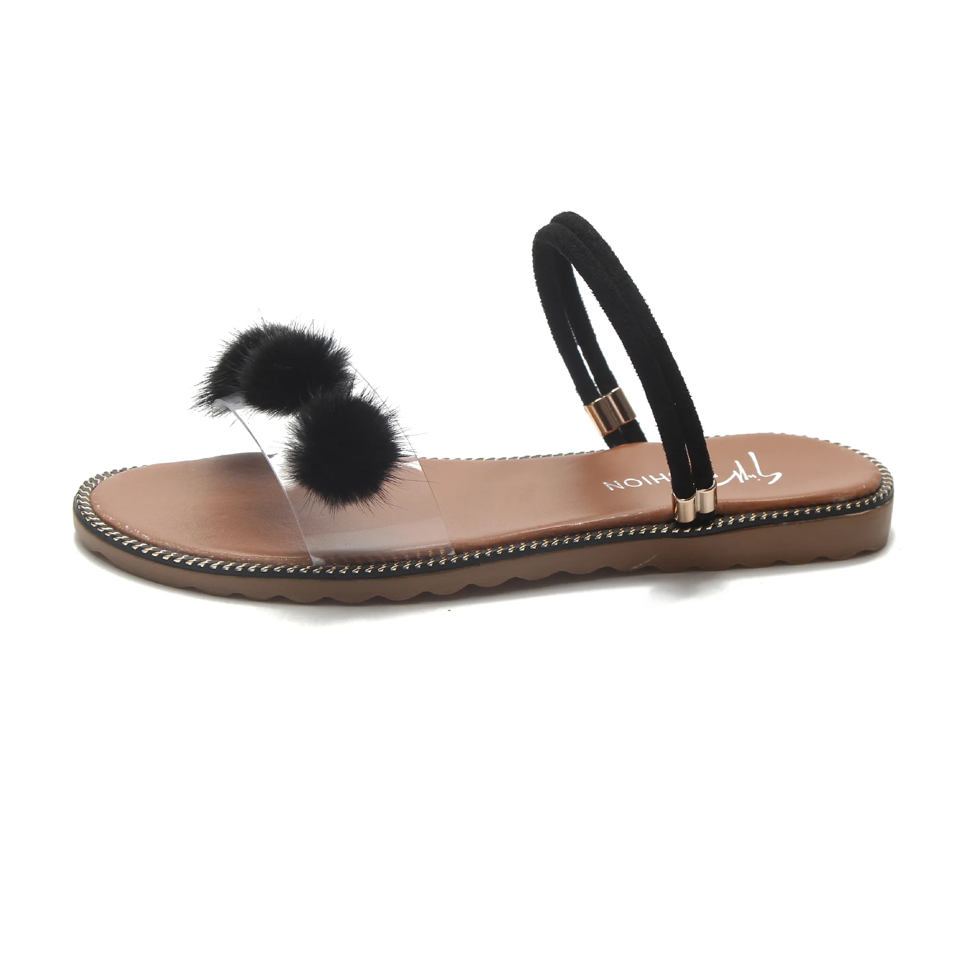 

Shoes Low Womens Slippers Outdoor Luxury Slides Lady Shale Female Beach Pantofle Flat Designer Girl Sabot 2021 Rome Scandals Hoo