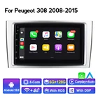 Автомагнитола MEKEDE 4G LTE 6G + 128G для Peugeot 408 308 308SW мультимедийный видеоплеер навигация Android 10 2din dvd Carplay авто